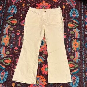 Universal Thread Cream High Rise Flared Pants